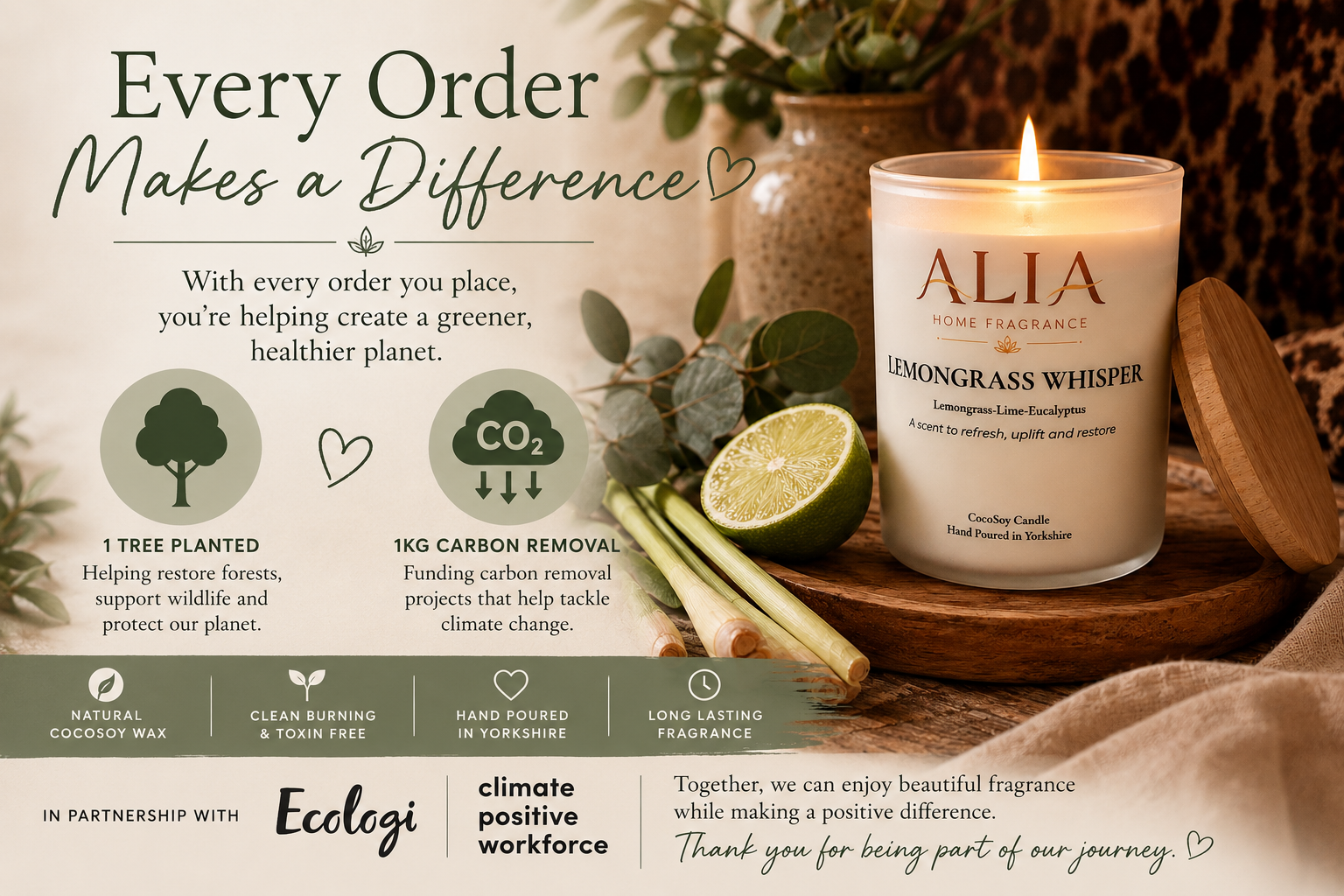 Every Order Plants a Tree | Sustainable Shopping with Authentic Living in Alignment