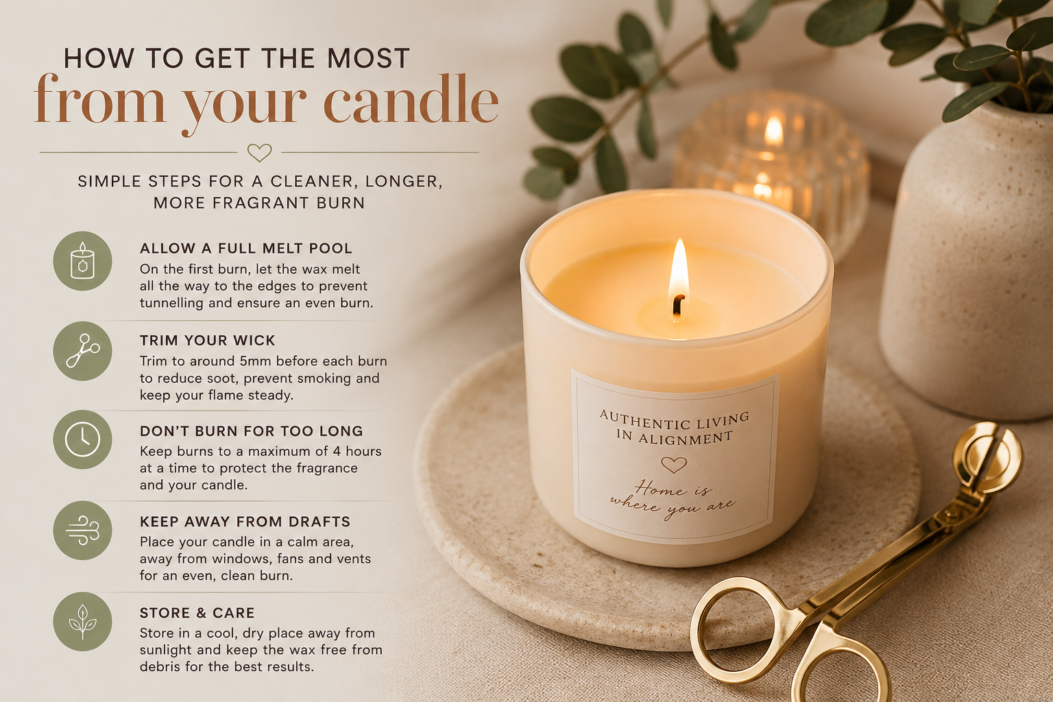 Getting the best burn from your candles