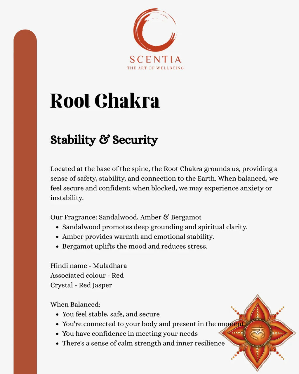 Root Chakra Balancing Wax Melt