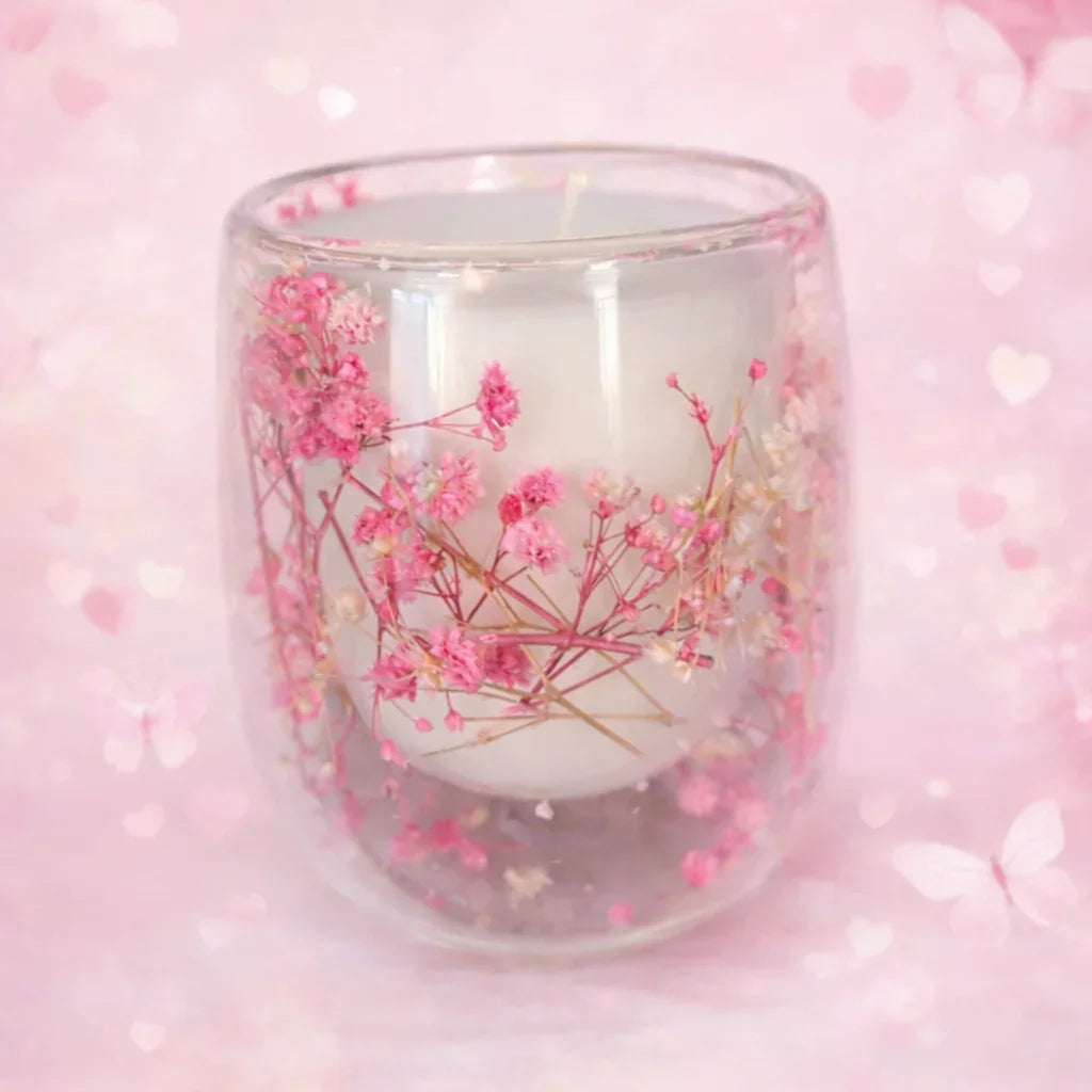 Velvet Petals Soy wax Blend Floral Candle