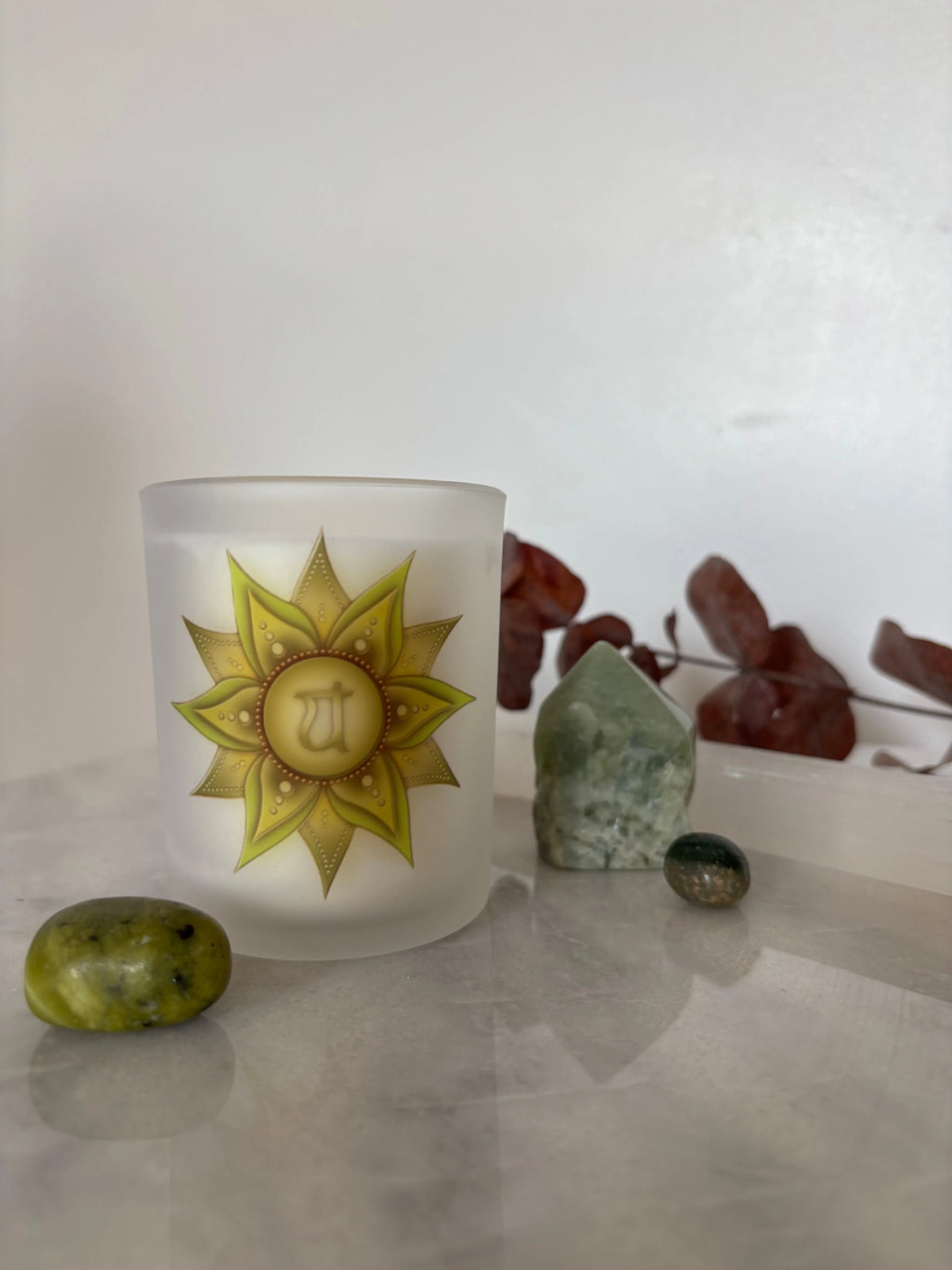 Heart Chakra Balancing Candle